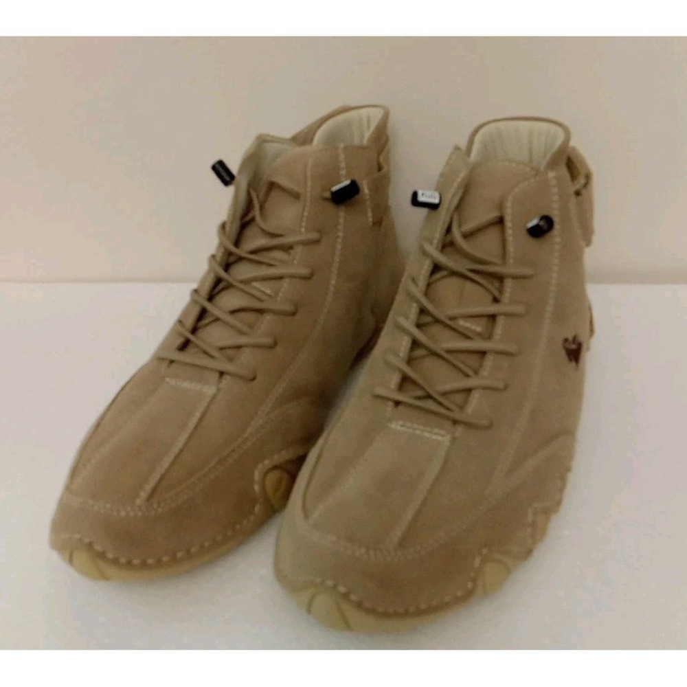LDeck  Australian Beige Boxing Shoes Mens US 9 EU 42 Suede Chukka Boots